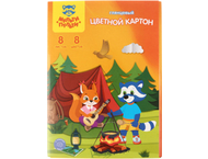 Картон цветной односторонний А4 «Приключения Енота» Картон цветной односторонний А4 «Приключения Енота»