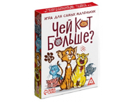 Игра настольная развивающая «Чей кот больше?»