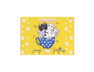 Альбом для рисования А4 «Котята в чашке» Альбом для рисования А4 «Котята в чашке»