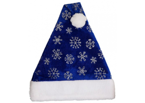 Колпак новогодний Sima-Land, 29×40 см, «Снегопад», синий
