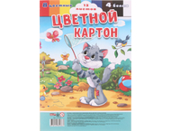 Картон цветной односторонний А4 Profit Картон цветной односторонний А4 Profit