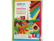 Картон цветной односторонний А4 ARTspace