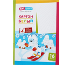 Картон белый односторонний А4 ARTspace, 16 л., немелованный