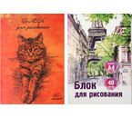 Блок для рисования А4, А4 (210×300), 40 л., ассорти