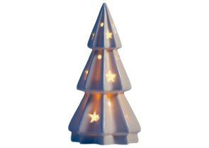 Фигура светодиодная «Ёлочка со звёздами», 13×6,5×6,5 см, тёплый белый свет