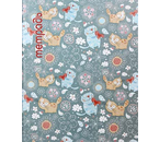 Тетрадь общая А5, 48 л. на скобе «Мультяшные коты», 165×205 мм, клетка