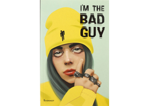 Книжка записная Billie Eilish, 140×215 мм, 64 л., линия, I'm the Bad Guy