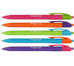 Ручка шариковая автоматическая одноразовая Berlingo Triangle Fuze RT, корпус ассорти, стержень синий Ручка шариковая автоматическая одноразовая Berlingo Triangle Fuze RT, корпус ассорти, стержень синий